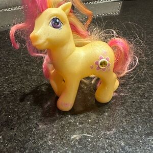 My Little Pony Colorful Pony Toy with Pink and Yellow Mane